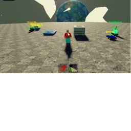Walk on walls space game