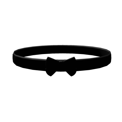 Cute Black Bow Choker 3.0 Roblox item