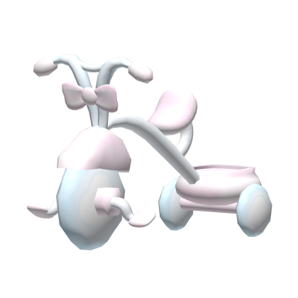 ♡⸝⸝ cute baby blue rainbow tricycle bike