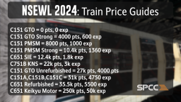 [Bezpłatna jazda] Pociągi SPCC: SEWL 2024