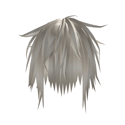 Cream Messy Wolf Cut Vkei Spiky emo Hair
