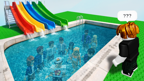 Script Slide Pool Splash Resort Wave Ride - [🌊] MY WATERPARK script preview