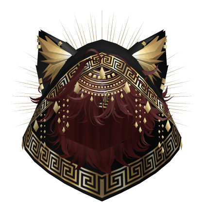 Egyptian Mullet w/ Divine Gold Black Hood