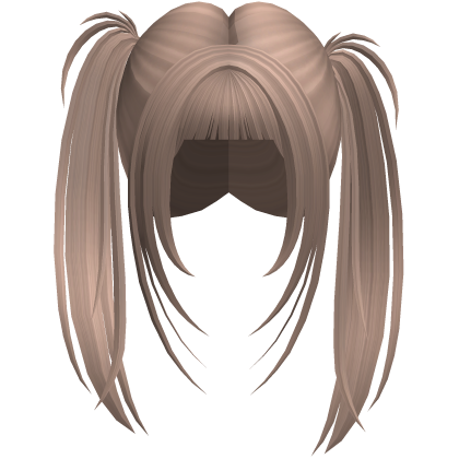Long Layered Wispy Pigtails Milktea Roblox item