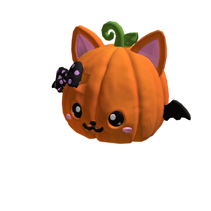 Cute Pumpkin Cat Hat Kawaii Halloween Kitty Bow