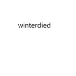 winterdied