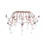 Chandelier Skirt - Rose Gold