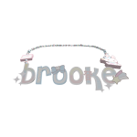 beaded brooke necklace