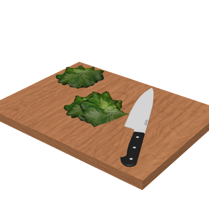 Crake Gamer Lettuce Cutting Board