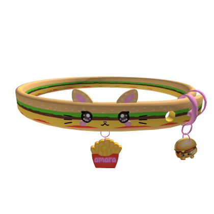 . ‿ ♡kitty burger collar 1.0 ! ! Roblox item