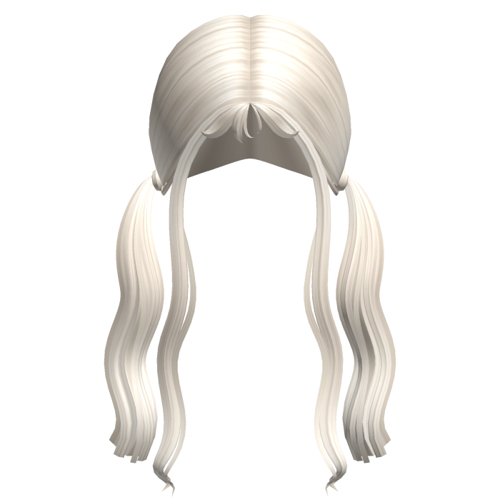 -',ৎ Wavy Willow Pigtails in Ash Blonde