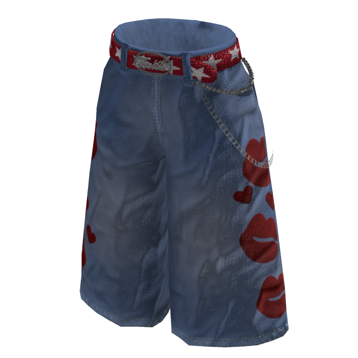 2Sis - Blue Lps Jorts Pants