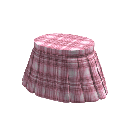 y2k plaid skirt pink Roblox