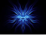Blue skull spirit