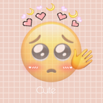 Pink cute emoji