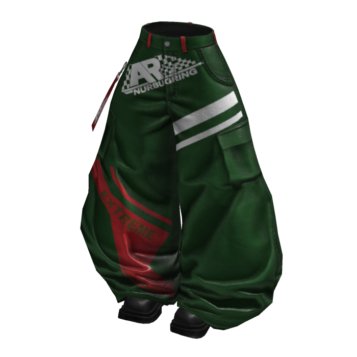 Y2K Kanjozoku Touge Tracksuits (Black ForestGreen)