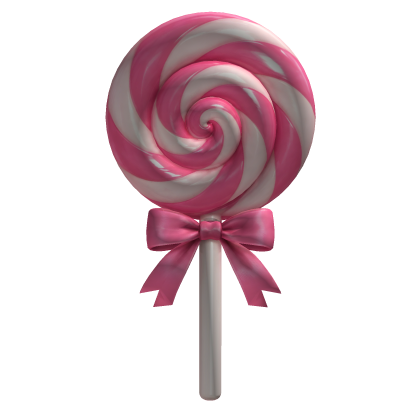pink swirl lollipop