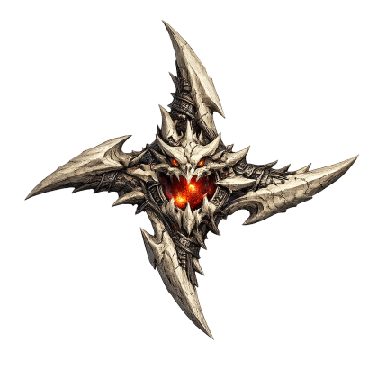 Crimson Dragon Ninja Star Made by Zelgraz preview 3