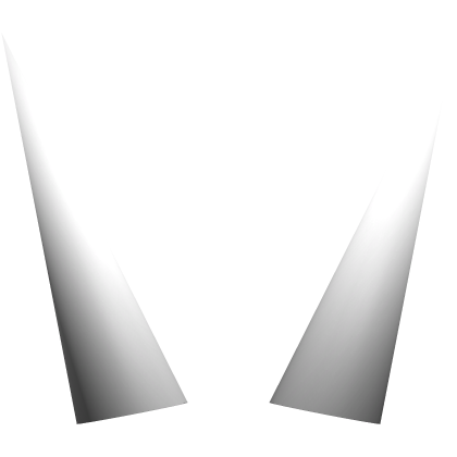 white spiky horns