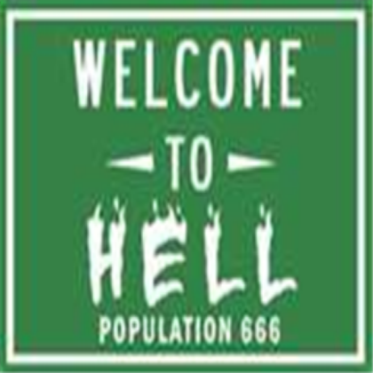Welcome To Hell:Population NOOBS Roblox decal