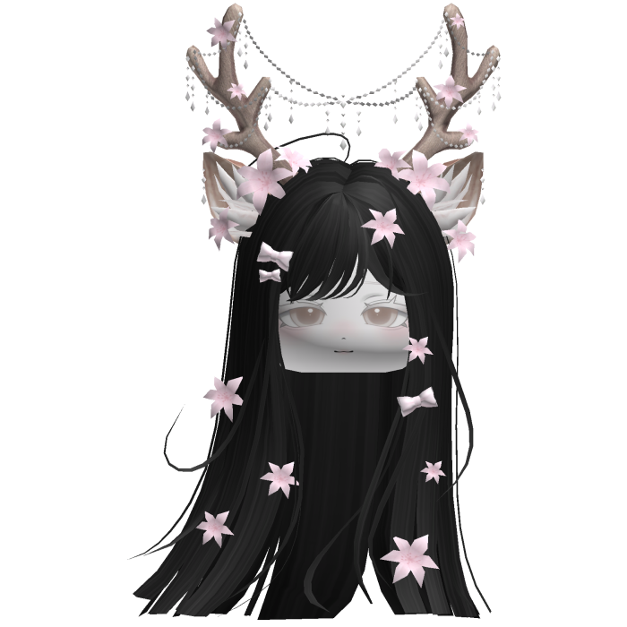 Ethereal Christmas Fairy Fawn Hair w/ Antlers