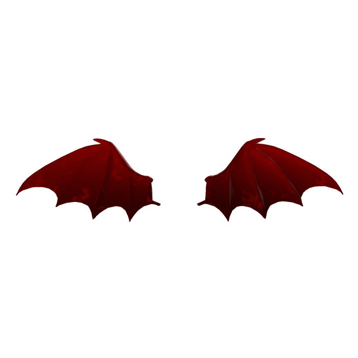 Dark Red Vampire Devil Angel Wings Aura