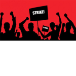 Canadians on strike