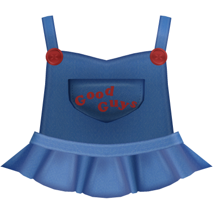 ♡ cute chucky good guy denim overalls