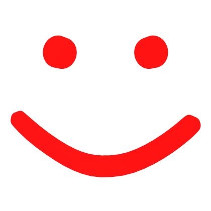 Big Noob Smile (3D) Red | Roblox Item - Rolimon's