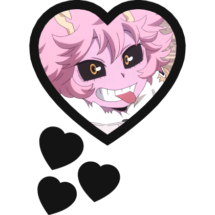 Mina Ashido Thinking Hearts My Hero Academia Roblox item