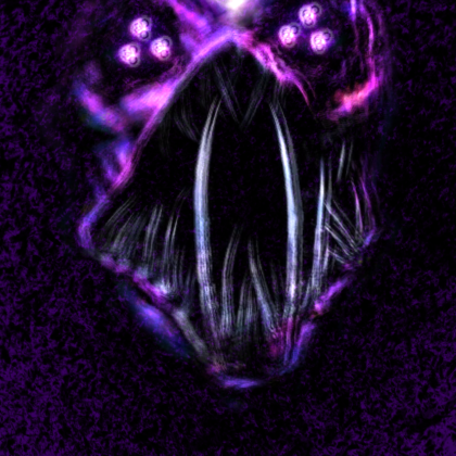 Purple Angry Fish