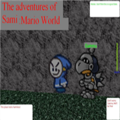 The adventures of Sami in Mario world Roblox decal