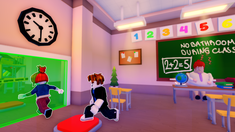 Team School Escape! (TEAMWORK OBBY) [NEW!] screenshot 4