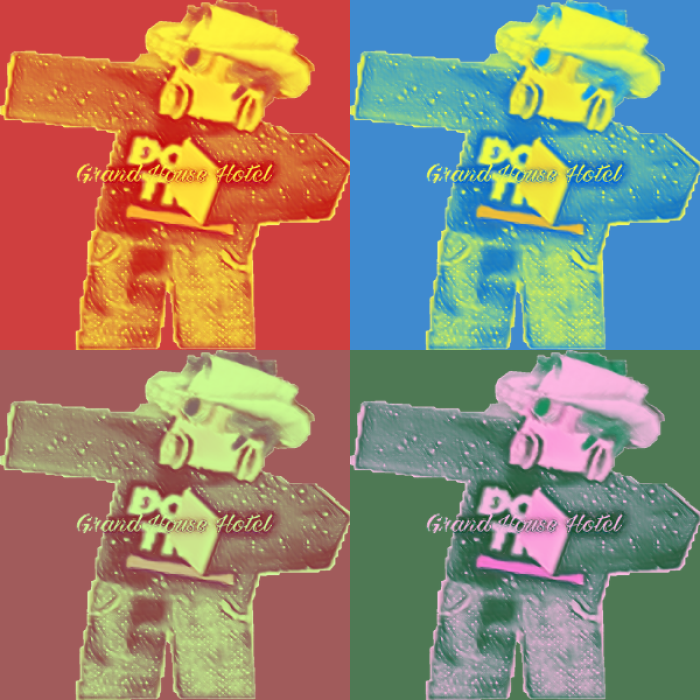 Grand House Hotel Pop Art Roblox decal