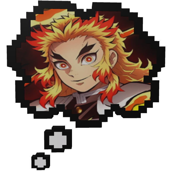 Rengoku Kyojuro Demon Slayer | Thinking Bubble 