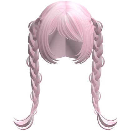 Popular Braided Egirl Autumn Hair in Baby Pink