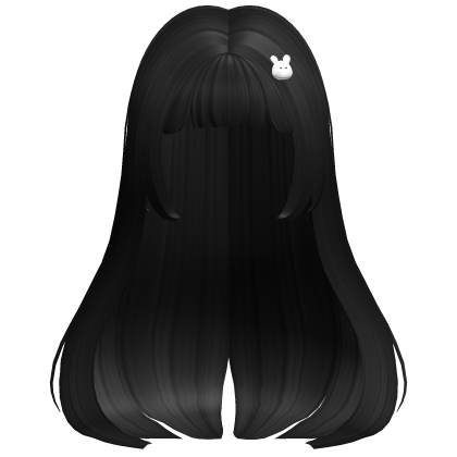 ♡: Dainty Cute Pixie Hair in Black  Roblox item