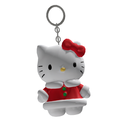 Christmas Hello Kitty Keychain