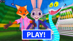 Ucieczka z więzienia ZOOTOPIA POLICE FAMILY! (Obby)
