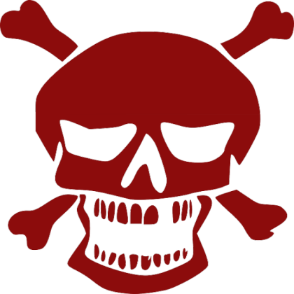 Red skull Roblox decal