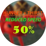 50% Slower Hunger & Thirst