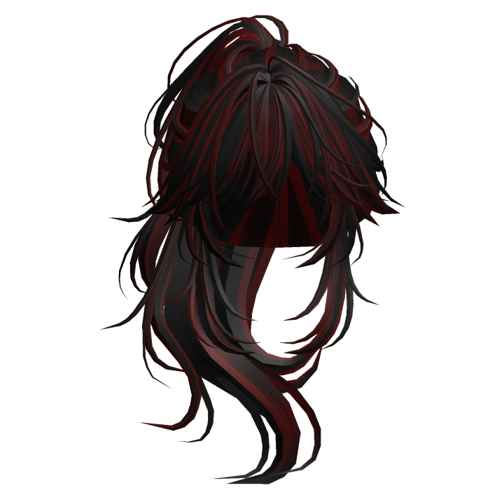 Wolfcut Anime Layered Ponytail Red Wasteland