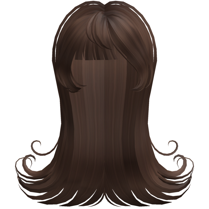 Doll Swirly Long Hair in Brown