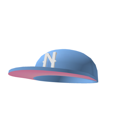 Fresh Blue Fitted Cap