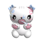 Cute Kawaii Sick Cat Backpack With Bows