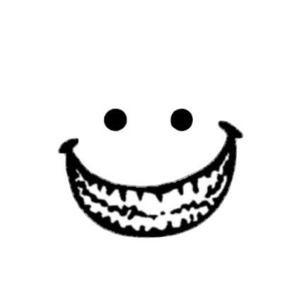 Spooky Scary Smile Face :) Roblox decal