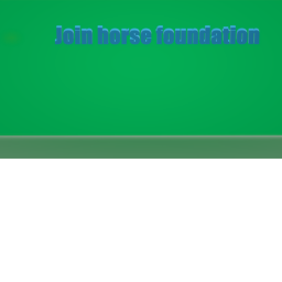 Horse foundation hangout