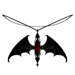 Vampire Y2K Crystal Necklace