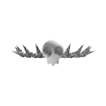 Horned Crown of Death - Silver