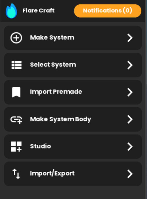 Flare Craft 3D particle editor preview 1